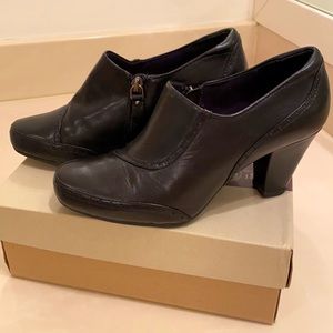Clarks Artisan black booties